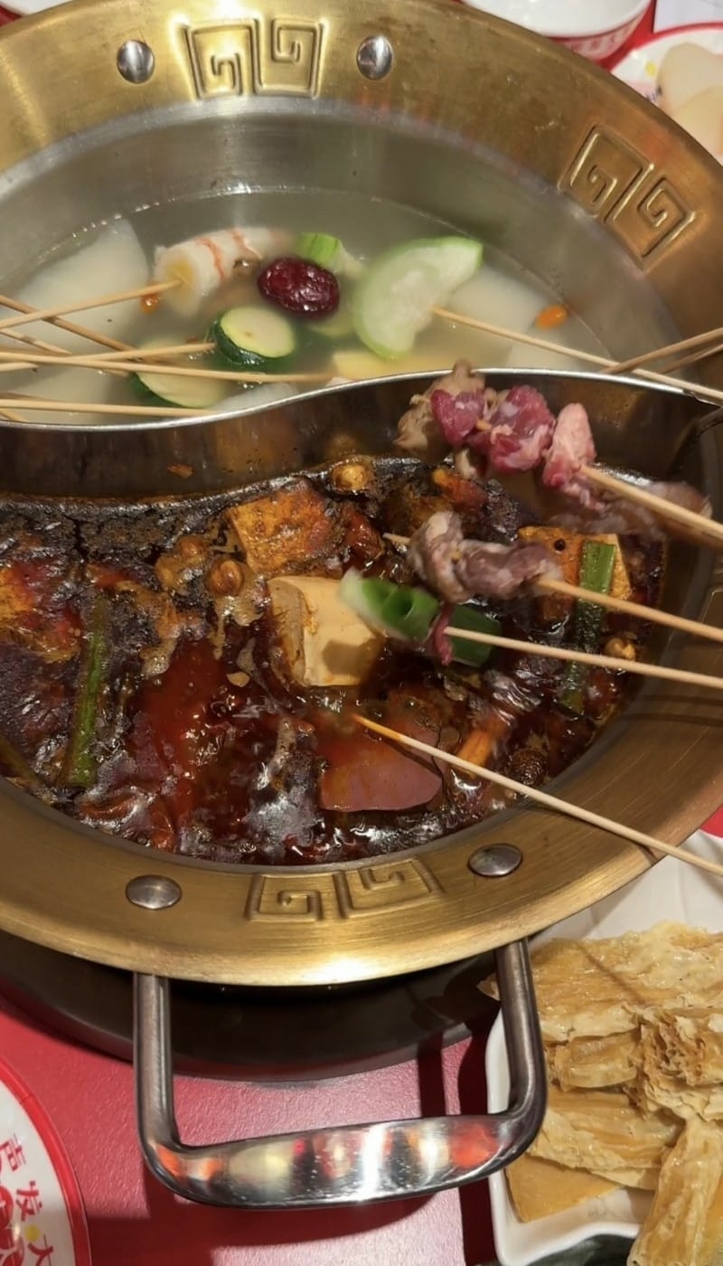 [台北火鍋推薦]｜台北美食｜通化街美食｜壹直串麻辣鴛鴦：麻辣